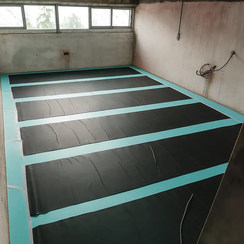 Graphene Heating Installation Steps | Easy Setup Guide Step-by-step installation diagram of graphene floor heating system