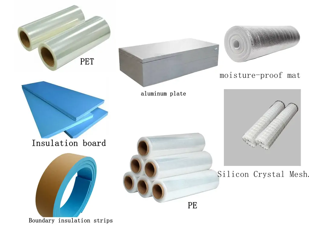 Graphene Heating Installation Materials | Insulation & Fixing Tools Insulation and fixing materials for graphene floor heating installation